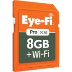 New Eye Fi Pro X2 8GB Wi Fi SDHC Memory Card Ad Hoc Wireless Effortless sha ....