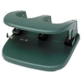 Master 80-Sheet 3-Hole Mega-Duty Punch, Black (MATMP80)