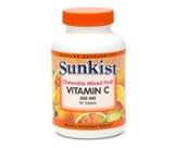 Sunkist Vitamin C Tablets, 1000 mg, 60 Tablets