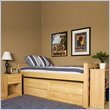 University Loft Graduate Series Natural Twin XL Panel Bed