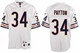 Walter Payton 1985 Chicago Bears #34 Gridiron Classics Premier Throwback Reebok NFL Football Jersey (White)