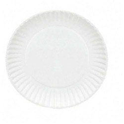 Dixie Food White Paper Plates, 6