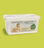 Seventh Generation Travel Pack 40 count Baby Wipes Non-Chlorine Bleached Unscented Cloth Wipes (Pack of 3)