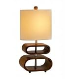 Rhythm Table Lamp - Walnut