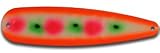 Warrior Lures Orange Easter Egg Hot Glow standard or magnum fishing trolling spoon