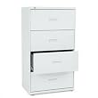 400 Series 30"" Wide Lateral File, Four-Drawer, 53-1/4h x 19-1/4d, Light Gray (HON434LQ)