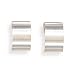 Sterling Silver Plain High Polish Huggie Ear Cuff Pair Earrings