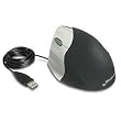 Evoluent VerticalMouse 2 - Mouse - left-handed - optical - 5 button(s) - wired - PS/2, USB - black, silver