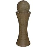 Desert Spring Fiberglass Fountain (Brown) (49H x 16W x 16D)