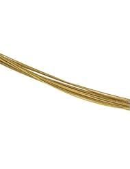 Clevereves 18K Yellow Gold 15 Inch Bayonet 25 Row Cable Chain