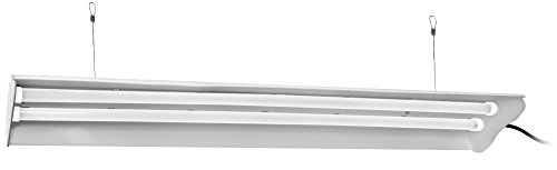 ARCHIPELAGO Utility LED Shop Light, 4FT Integrated LED Shop Light Fixture with 5FT cord, 36W, 3200 Lumens, 4100K (Bright White), Frosted Lens (LED Lights Included)