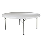 Office Star BT71 71 in. Round Resin Multi Purpose Table