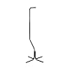 Prevue Pet Products Tubular Steel Hanging Bird Cage Stand 1780 Black, 24-Inch by 24-Inch by 60-Inch