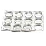 Disk Type Clear Bumpers, 1/2