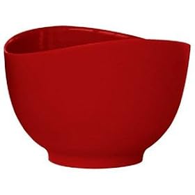 iSi Basics Flexible Silicone Mixing Bowl, 1.5 Quart, Red by iSi