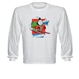 Thomas Shirts - Thomas the Train Baby Clothing - Percy #6 6.1 oz Ultra Cotton Youth Long-Sleeve Tee