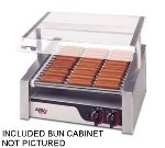 APW Wyott HR-31BC 208 - Hot Dog Grill, Bun Cabinet, Chrome Rollers, 510-Franks, 208 V