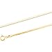 14K Yellow Gold Solid Flexible Herringbone - 18 inches