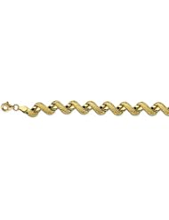 CleverEves 14K Yellow Gold Stampato Bracelet