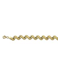 CleverEves 14K Yellow Gold Stampato Bracelet
