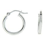 Sterling Silver Small Polished Hoop Earring