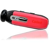 CELLET PINK BLUETOOTH HEADSET (with Clip Holser and Car Dash Mount) - RETAIL PACKAGING