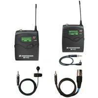 MusicalInstruments: Sennheiser EW122PG2 Camera Mountable UHF Lavalier Wireless Microphone System   Bodypack Transmitter, Omni directional Lavalier & Camera mountable Receiver, ENG style System