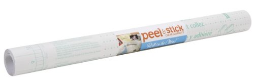 Duck 1115498  Laminate Adhesive Peel N' Stick Shelf Liner, 20-Inch Wide by 15-Feet Long, Clear