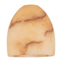 Sea Gull Lighting 94223-698 Ambiance RX Dome Shade, Blush Alabaster by Sea Gull Lighting