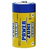 Power Zone 2 Pack D Alkaline Batteries 42-1620