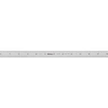 Mitutoyo 182-261, Steel Rule, 24" (4R), (1/8, 1/16, 1/32, 1/64"), 1/64" Thick X 3/4" Wide, Satin Chrome Finish Tempered Stainless Steel