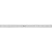 Mitutoyo 182-261, Steel Rule, 24" (4R), (1/8, 1/16, 1/32, 1/64"), 1/64" Thick X 3/4" Wide, Satin Chrome Finish Tempered Stainless Steel