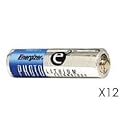 Energizer AA Batteries, 1.5 volt Lithium, Pack of Twelve