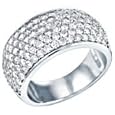 10kt White Gold 2ct TW Round Diamond Anniversary Band