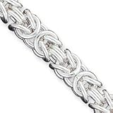 Sterling Silver Fancy Link Bracelet QG1557-7.25
