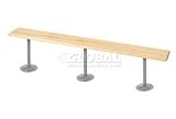 Maple Hardwood Locker Bench 17X9 1/2X10'