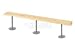 Maple Hardwood Locker Bench 17X9 1/2X10'