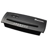 Universal Light-Duty 38161 Strip-Cut Paper Shredder, Black
