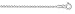 Sterling Silver 22 Inch X 1.6 mm Bead Chain Necklace - Italian - O Ring Clasp