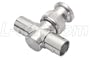 BNC Auto-Terminating (F-M-F) T Adapter, 75 Ohm