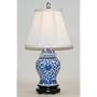 Blue & White Porcelain Bedside Table Lamp