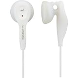 Panasonic RP-HV21 Portable EarDrops Earbud Headphones (White)
