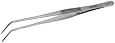 Aven General Purpose Tweezer, Stainless Steel, 7" Length