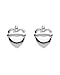 Kit Heath Sterling Silver Claddagh Post Earrings title=