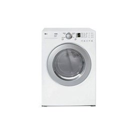 LG DLE2516W 27 Electric Dryer with 7.0 cu. ft. Capacity  5 Dry Programs  5 Temperature Controls  5 Drying Levels and Sensor Dry System