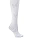 Nurse Mates Butterfly Trouser Socks | 11mm Hg Compression | Comfort Support | 1 Pair | White