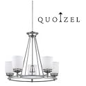 6 Lights Nickel Chandelier