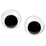 Creativ Discount - Wackelaugen rund, Größe 12mm, 100 Stück