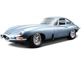 1961 Jaguar E Type Coupe Blue 1/18 Diecast Car Model 1961 Jaguar E Type Coupe Blue 1/18 Diecast Car Model