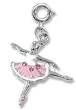 Adorable CHARM IT© Ballerina Dancer Charm with Pink Crystals (3d
Dancer)